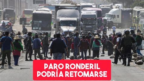 La Libertad ronderos podrían retomar el paro regional por retraso del