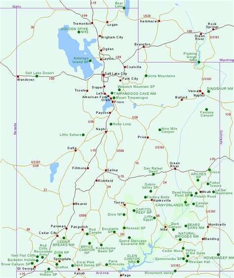 National Parks Colorado Map