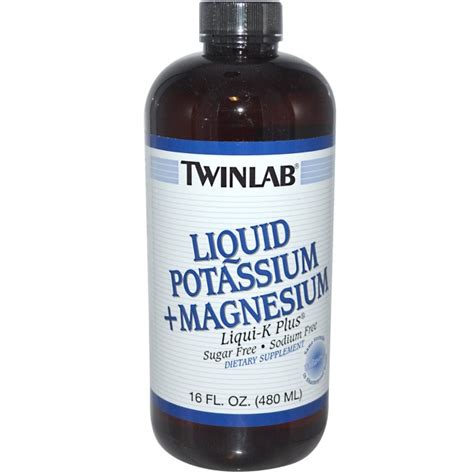 Liquid K Potassium Plus Magnesium 16oz By Twinlab