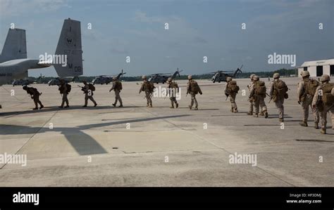 Marines With Lima Company 3rd Battalion 8th Marine Regiment Board An