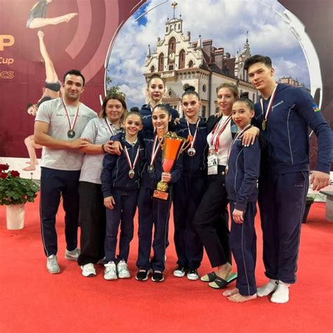 Azerbaijani Athletes Win Gold At Acrobatic Gymnastics World Cup In Poland