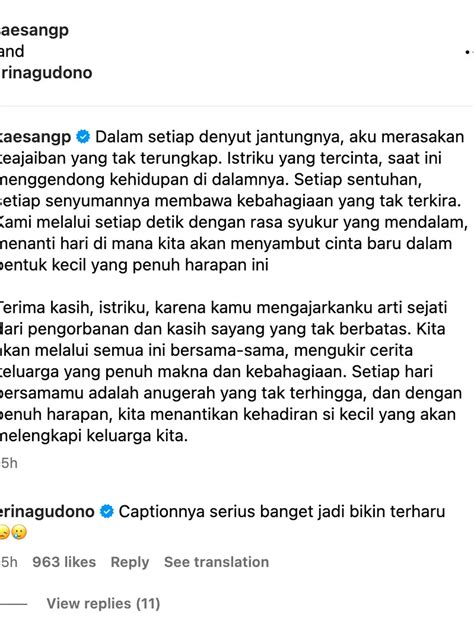 Pesan Cinta Kaesang Pangarep Saat Erina Gudono Hamil Kamu Ajariku