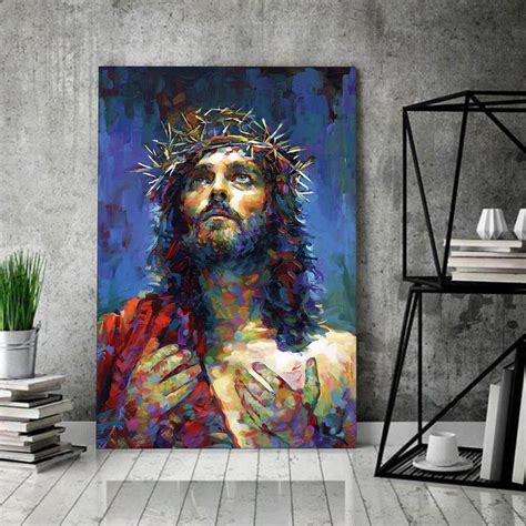 Jesus Christ Poster Canvas Christ Pictures Jesus Wall Art T For Christian Jesus