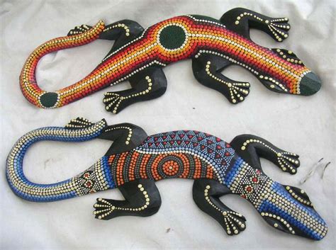 Bali wholesaler from US supplier and wholesale assorted dotted painting color gecko,carved ...