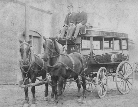 Horse Drawn Bus Once Served The Albion Area Orleans Hub Horse Drawn