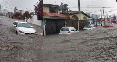 Autos Quedan Atrapados En Agua Sucia Por Lluvia En Bugambilias