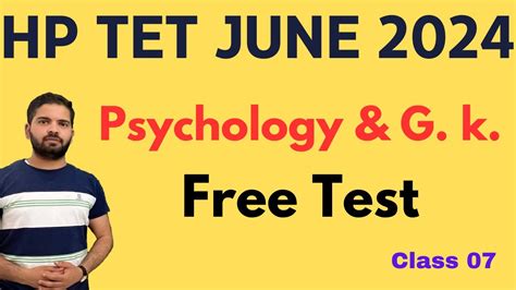 Psychology And Gk Most Important Question HP TET Preparation June 2024