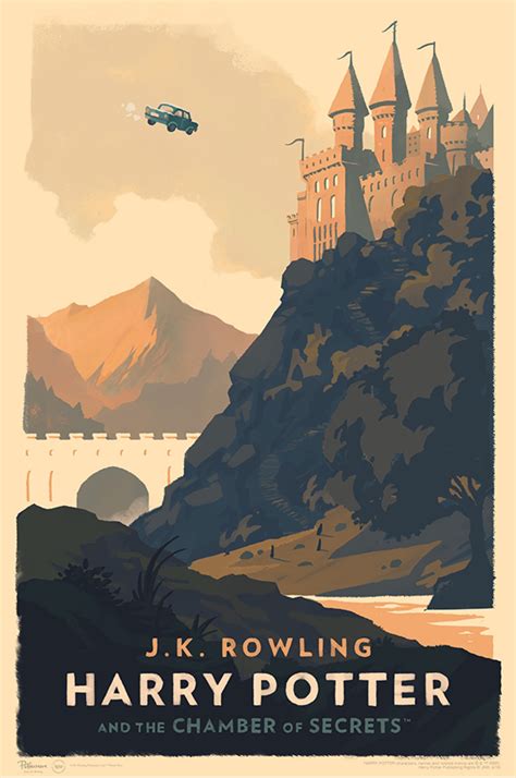 ‘Chamber of Secrets’ Olly Moss Hogwarts poster — Harry Potter Fan Zone