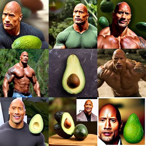 Dwayne Johnson As An Avocado Stable Diffusion Openart