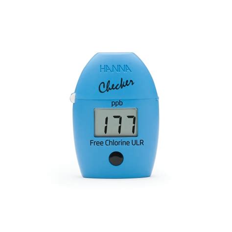 Hi Ultra Low Range Free Chlorine Handheld Colorimeter Checker Hc