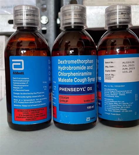 Dextromethorphan Hydrobromide And Chlorpheniramine Maleate Cough Syrup