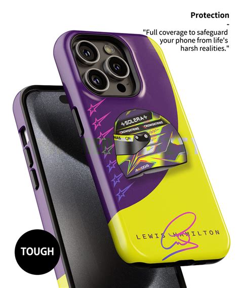 Lewis Hamilton 2024 Lh44 Helmet Phone Case Dizzy Case