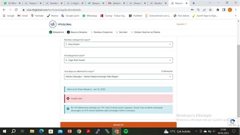 Vfs Global Polonya Sitesi Hata Verdi I In Vize Randevusu Al Nam Yor