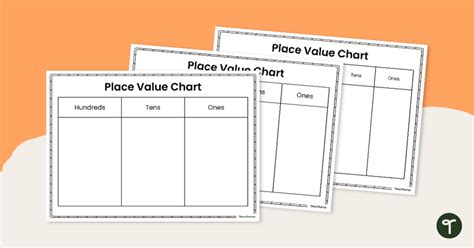 Place Value Charts Teach Starter