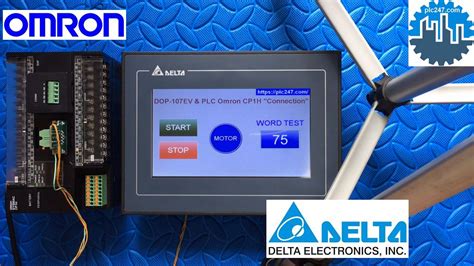 Delta HMI Omron PLC Communication Tutorial Plc247