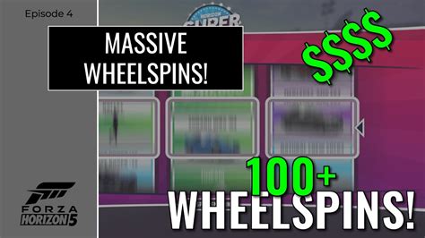 Forza Horizon Opening Wheelspins Super Wheelspins Youtube