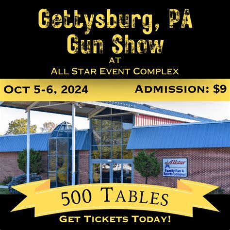 Gettysburg Pa Gun Show Order Your Eagle Shows Tickets