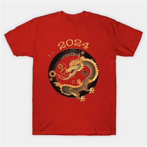 Year Of The Dragon 2024 Lunar By Intokingreen In 2024 New Years Shirts Year Of The Dragon Lunar