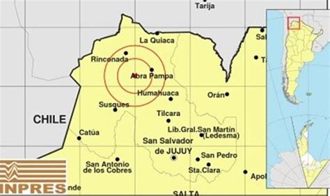 Un Fuerte Sismo Sacudió El Norte De La Provincia De Jujuy Misionesonline