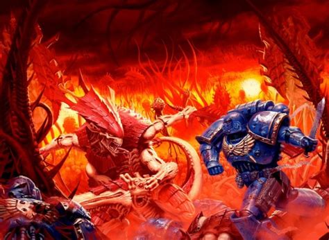 Warhammer K Tyranid Wallpaper Warhammer K Space Marine Vs