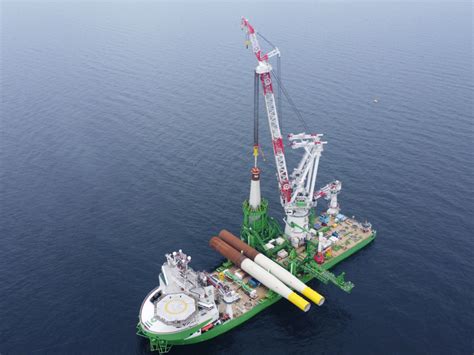 First Monopile Installed At Arcadis Ost Baltic Wind