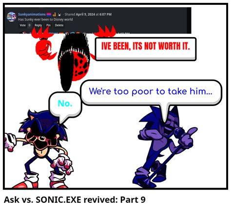 Ask Vs Sonic Exe Revived Part Comic Studio