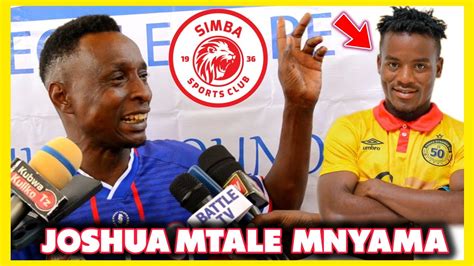 Gb Avujisha Usajili Wa Simba Joshua Mutale Asain Miaka Simba