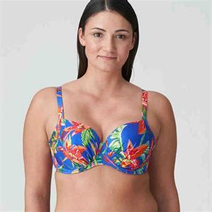 Primadonna Swim Latakia Padded Balcony Bikini Top Storm In A D Cup AUS