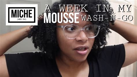 A WEEK In My DEFINED Wash And Go Using The NEW MICHE Set Curl