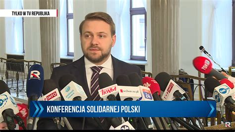 Solidarna Polska Sk Ada Wniosek Do Cba Radek Sikorski W Opa Ach Wideo