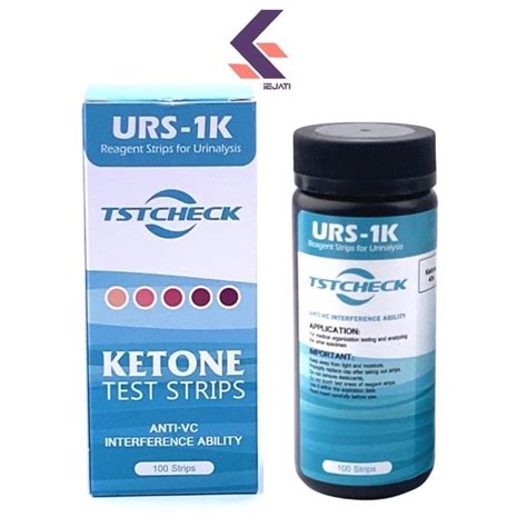 100 Strip Urs 1k Urine Ketone Test Strips Alat Tes Keton Urin Keto