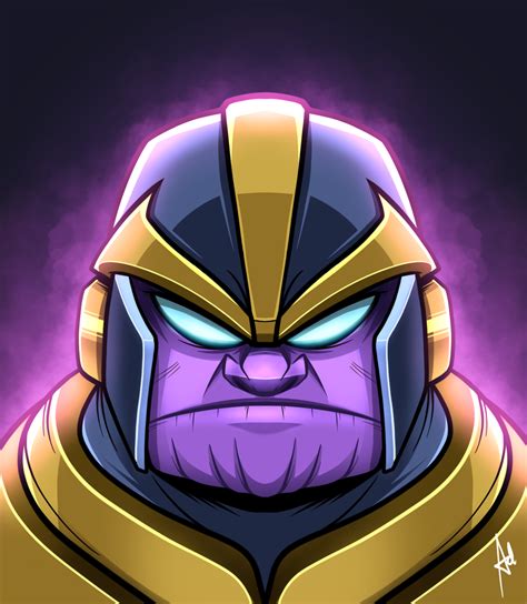 Thanos Art by Adrian Pontoh | Marvel drawings, Superhero comic, Superhero