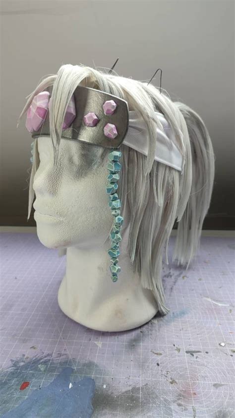 Demon Slayer Uzui Tengen Headband Handmade With Or Without Fasteners