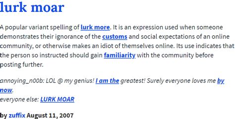 Lurk Moar Definition Lurk Moar Know Your Meme