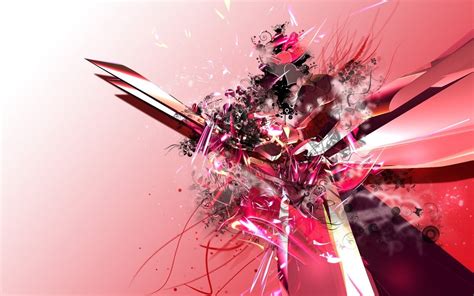 Pink anime robot character illustration HD wallpaper | Wallpaper Flare