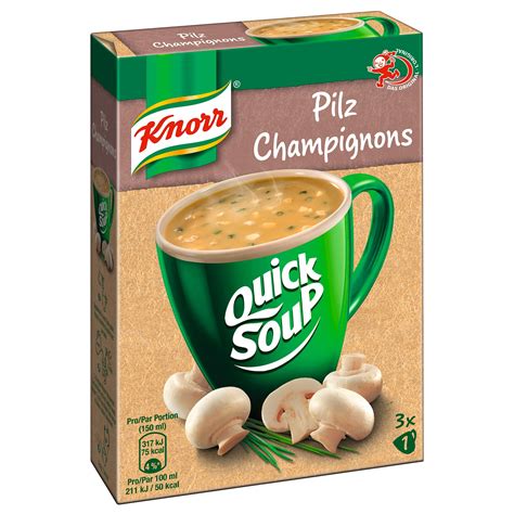 KNORR Quick Soup Pilz ALDI SUISSE