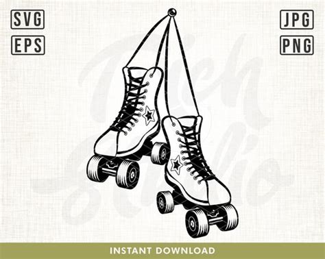 Roller Skates Svg Skate Svg Skating Svg File Retro Svg Etsy