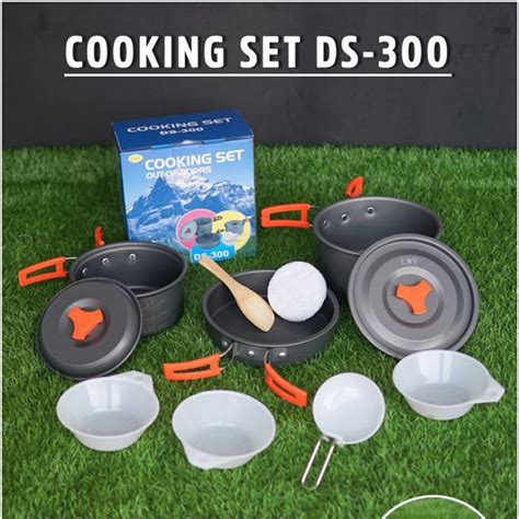 Jual COOKING SET DS 300 308 PANCI GUNUNG ALAT MASAK CAMPING OUTDOOR