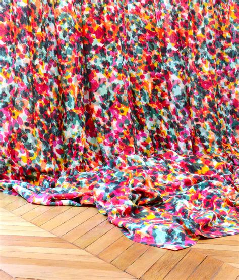 Multi Colored Upholstery Fabric Rebelle By Lelievre