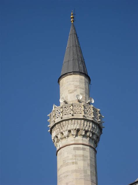 Blue mosque minaret Islam tower muezzin - Blue Mosque