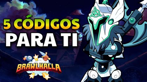 5 CÓDIGOS GRATIS DE BRAWLHALLA SKINS COLORES Y MÁS REDEEM CODES