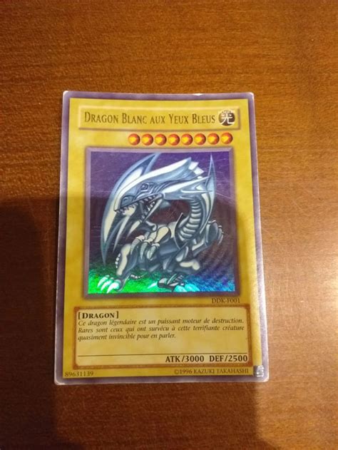 Carte Yu Gi Oh Dragon Blanc Aux Yeux Bleus Ddk Yu Gi Oh Beebs