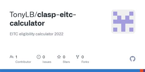 GitHub - TonyLB/clasp-eitc-calculator: EITC eligibility calculator 2022