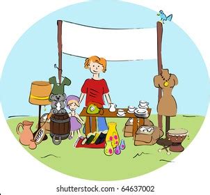 Yard Sale Vector Stock Vector (Royalty Free) 64637002