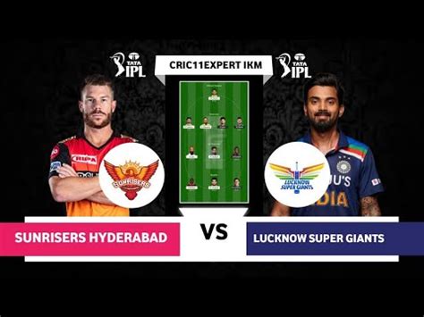 Srh Vs Lkn Ipl Match No Hyderabad Vs Lucknow Prediction Today