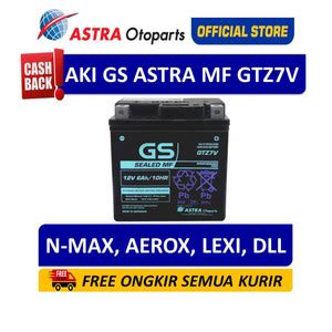 Jual GS ASTRA AKI GTZ7V Untuk Motor Yamaha Nmax 155 Aerox 155 Dan