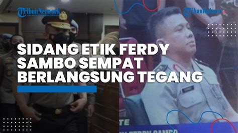 Terungkap Jenderal Polisi Cecar Para Saksi Saat Sidang Etik Fs