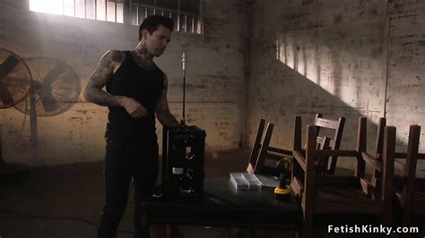 Tied Busty Babe Gagged By Huge Dick