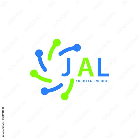 JAL logo design initial creative letter logo. JAL unique letter logo ...