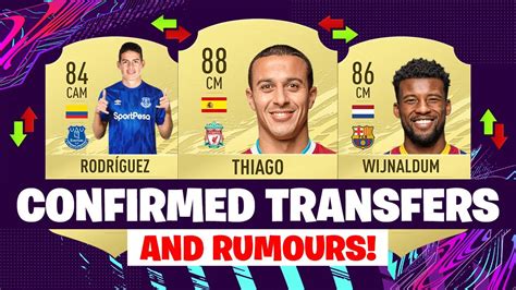 FIFA 21 NEW CONFIRMED TRANSFERS RUMOURS FT THIAGO WIJNALDUM